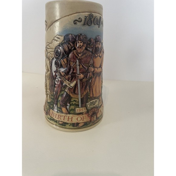 Miller Genuine Draft Birth of a Nation 1804 Fourth‎ In A Series Beer Stein Mug - Picture 2 of 15